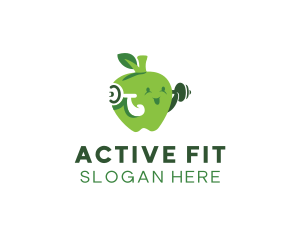 Apple Fitness Gym logo design