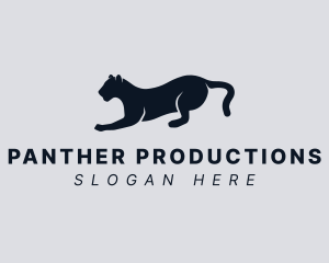 Wild Panther Silhouette logo