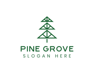 Pine Tree Triangles logo