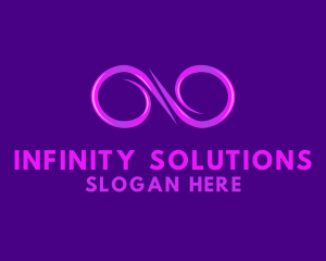 Infinity Loop Circles logo design