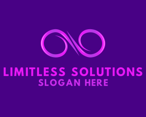 Infinity Loop Circles logo design
