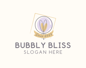 Light Bulb Bubble logo design