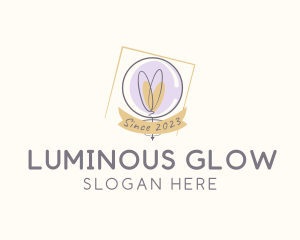 Light Bulb Bubble logo design