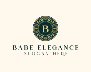 Ornate Floral Boutique logo design