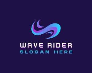 Wave Tech Water logo design