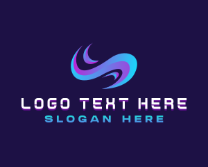 Contemporary - Modern Wave Tech logo design