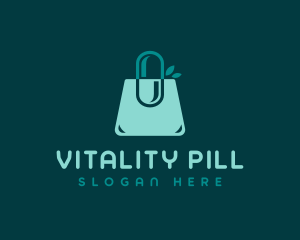 Pharmacy Eco Shopping Bag logo design