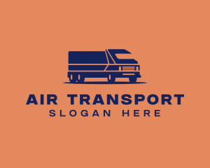 Orange Cargo Truck logo design