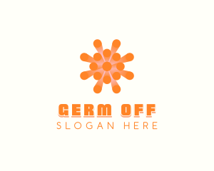 Viral Virus Disease logo design