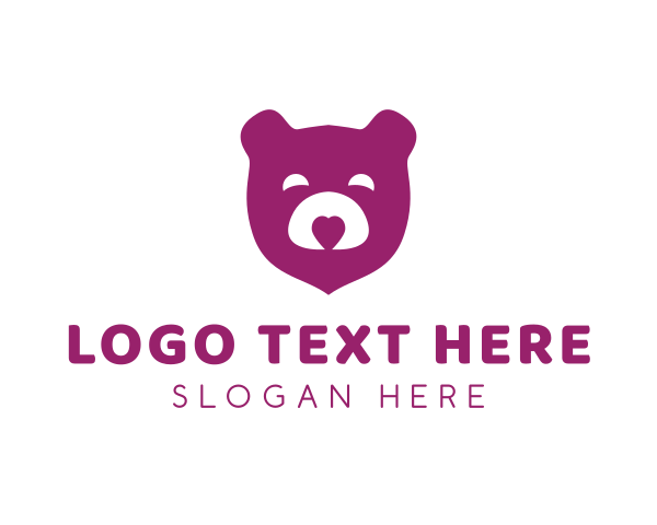 Teddy Bear logo example 1