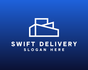 Delivery Stockroom Building logo design