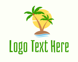 Tropical Coconut Island logo