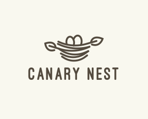 Nature Egg Nest logo design