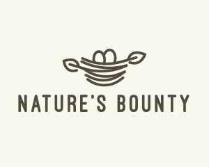 Nature Egg Nest logo design