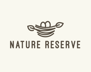 Nature Egg Nest logo design