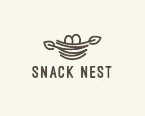 Nature Egg Nest logo design