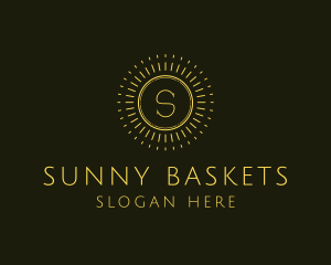 Sun Solar Summer logo design