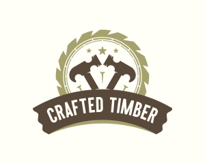 Industrial Woodwork Handyman logo design