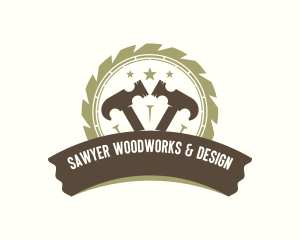 Industrial Woodwork Handyman logo design