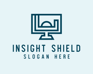Geometric Computer Monitor logo
