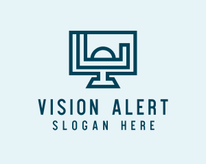 Geometric Computer Monitor logo