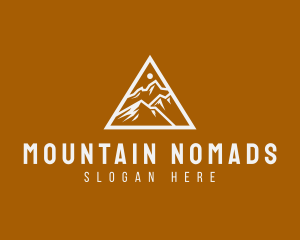 Triangle Tall Mountain logo design