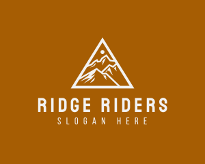 Triangle Tall Mountain logo design