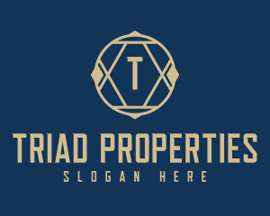 Geometric Hotel Property logo design