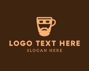 Hipster Cafe Coffee logo