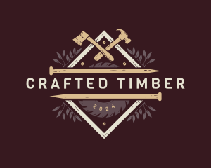 Woodworking Carpentry Tools logo design