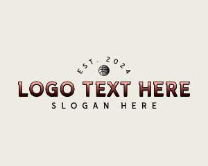 Retro Basketball Sport logo