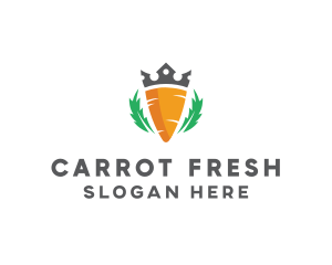 Crown Carrot Vegetable logo