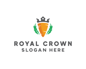 Crown Carrot Vegetable logo