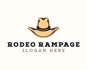 Western Cowboy Hat logo design