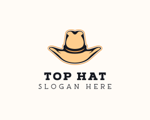 Western Cowboy Hat logo design