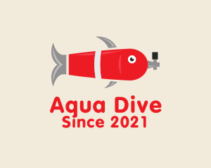 Aquarium Fish Tank  logo design