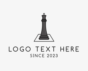 Strategy - Chess Piece King logo design