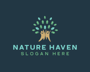 Natural Tree Wellness logo design