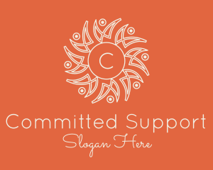 Community Charity Letter logo design