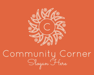 Community Charity Letter logo design