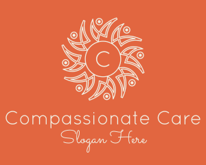 Community Charity Letter logo design