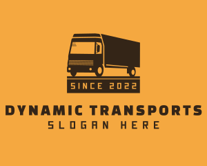 Truck Cargo Logistics logo design