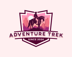 Desert Adventure Cowboy logo design