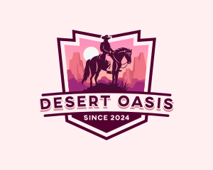 Desert Adventure Cowboy logo design