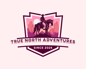 Desert Adventure Cowboy logo design