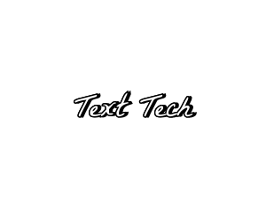 Stylish Handwriting Text logo