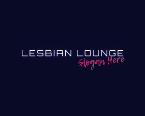 Lounge Club Wordmark logo design