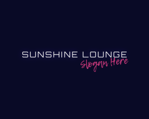 Lounge Club Wordmark logo design