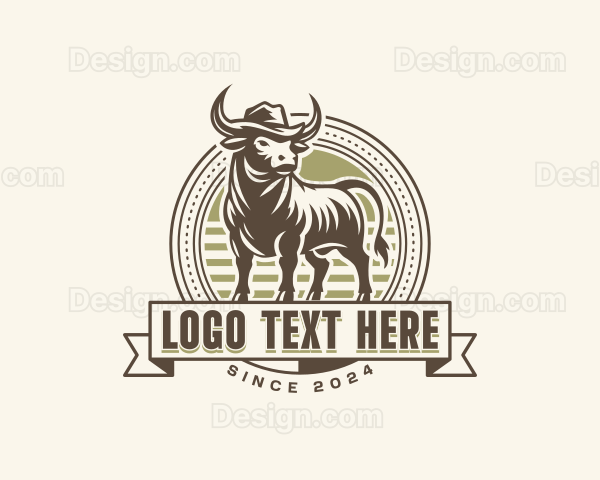 Bull Cowboy Ranch Logo