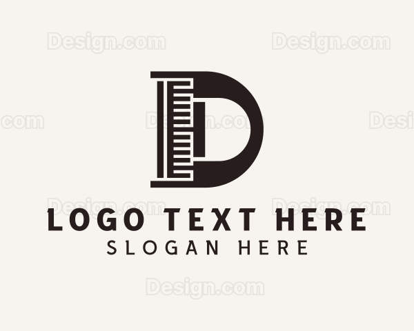 Industrial Construction Letter D Logo